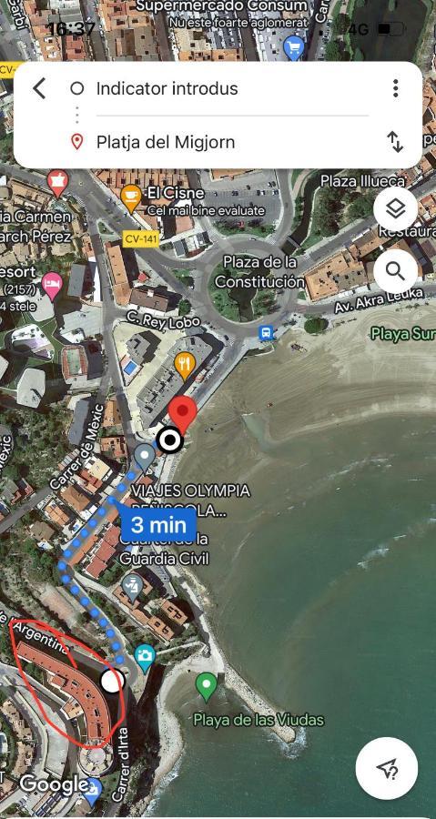 Loft Apartamento Peñiscola Bagian luar foto